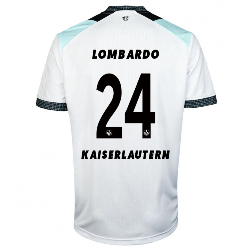 Danxen Herren Ben Lombardo #24 Weiß Schwarz Auswärtstrikot Trikot 2025/26 T-Shirt
