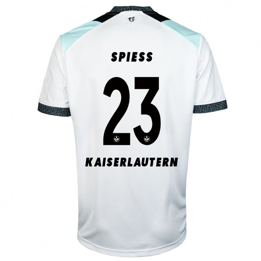 Danxen Herren Louis Spieß #23 Weiß Schwarz Auswärtstrikot Trikot 2025/26 T-Shirt