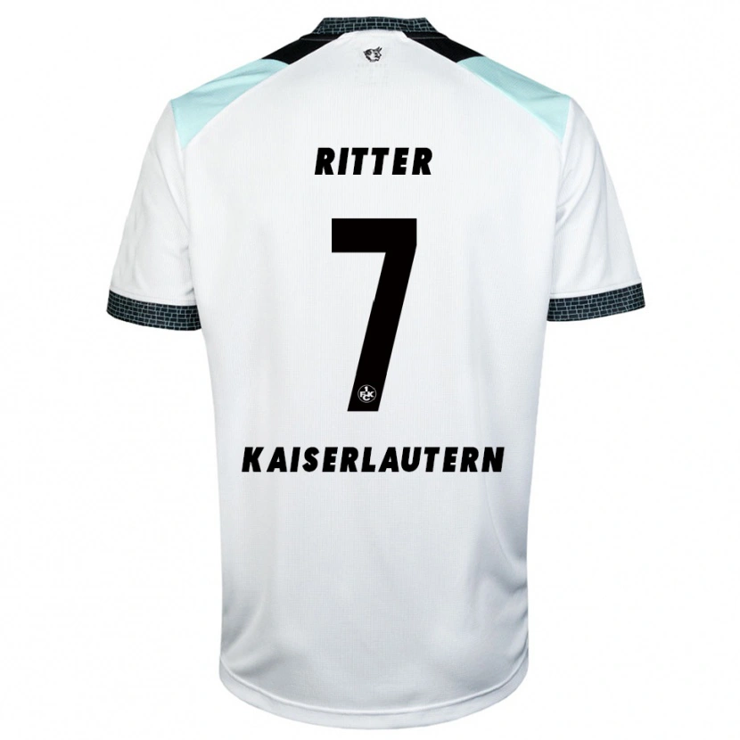 Danxen Herren Marlon Ritter #7 Weiß Schwarz Auswärtstrikot Trikot 2025/26 T-Shirt