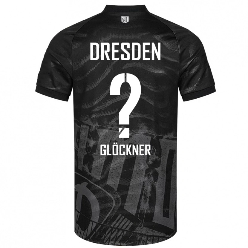 Danxen Herren Patricia Glöckner #0 Schwarz Grau Auswärtstrikot Trikot 2025/26 T-Shirt