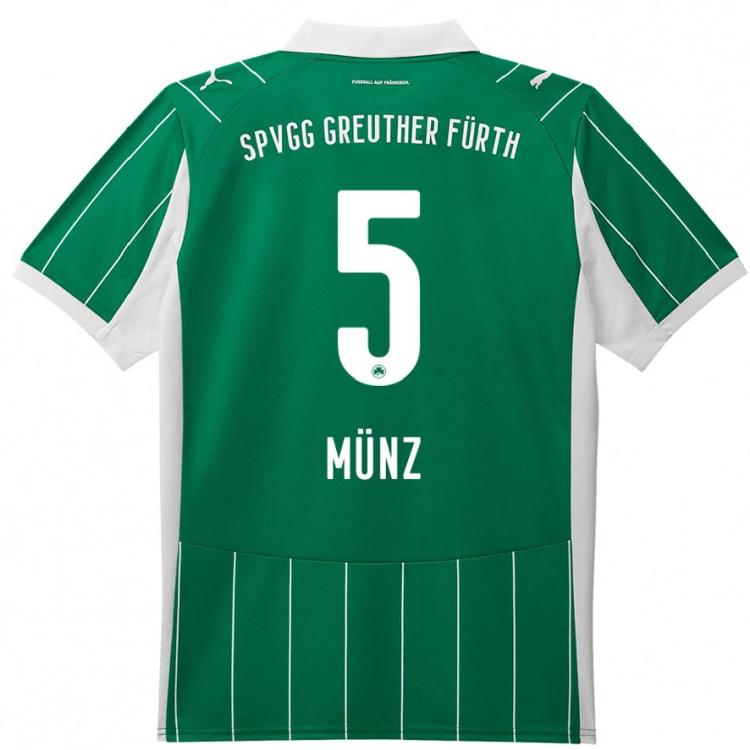 Danxen Herren Reno Münz #5 Grün Weiß Auswärtstrikot Trikot 2025/26 T-Shirt