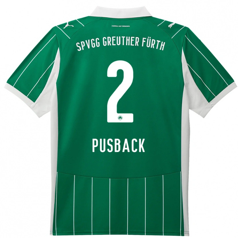 Danxen Herren Tim Pusback #2 Grün Weiß Auswärtstrikot Trikot 2025/26 T-Shirt