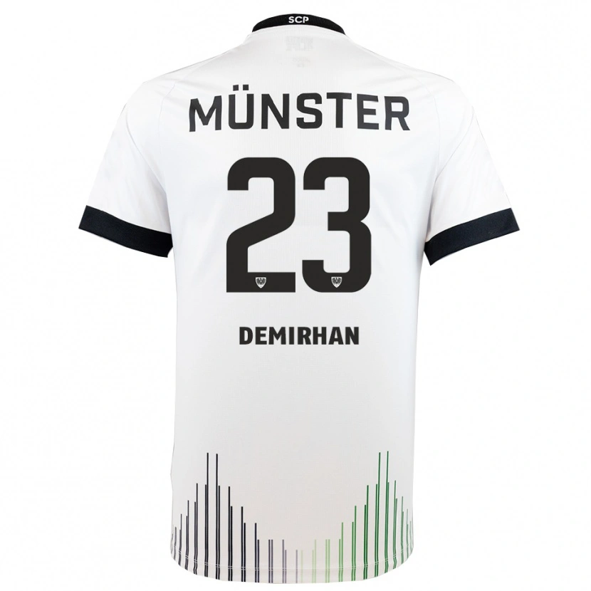 Danxen Herren Mikail Demirhan #23 Weiß Schwarz Auswärtstrikot Trikot 2025/26 T-Shirt