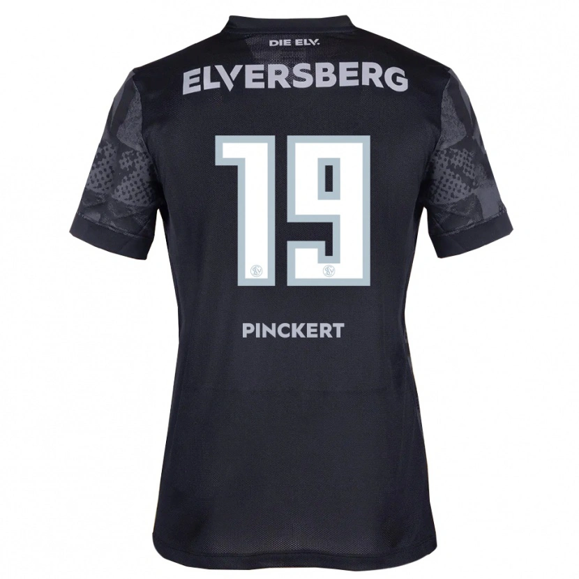 Danxen Herren Lukas Pinckert #19 Schwarz Grau Auswärtstrikot Trikot 2025/26 T-Shirt