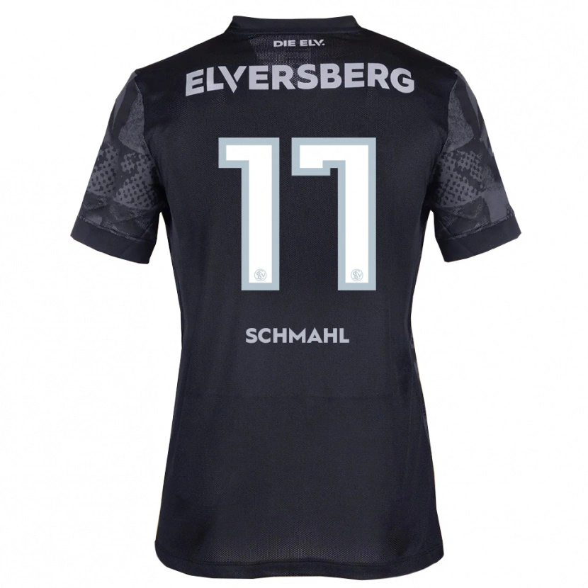 Danxen Herren Frederik Schmahl #17 Schwarz Grau Auswärtstrikot Trikot 2025/26 T-Shirt