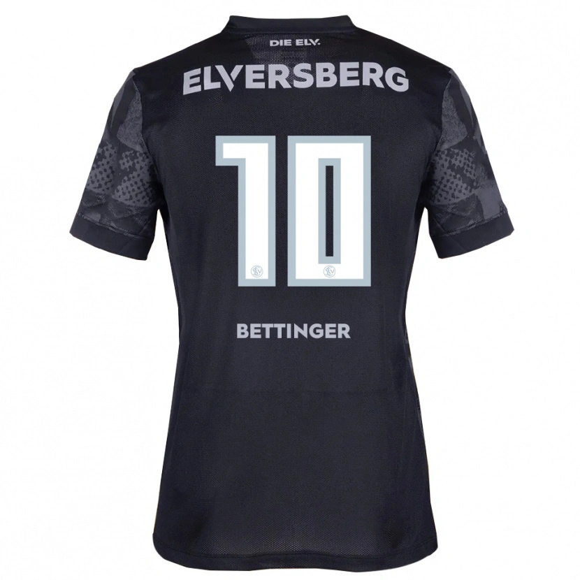 Danxen Herren Pierre Bettinger #10 Schwarz Grau Auswärtstrikot Trikot 2025/26 T-Shirt