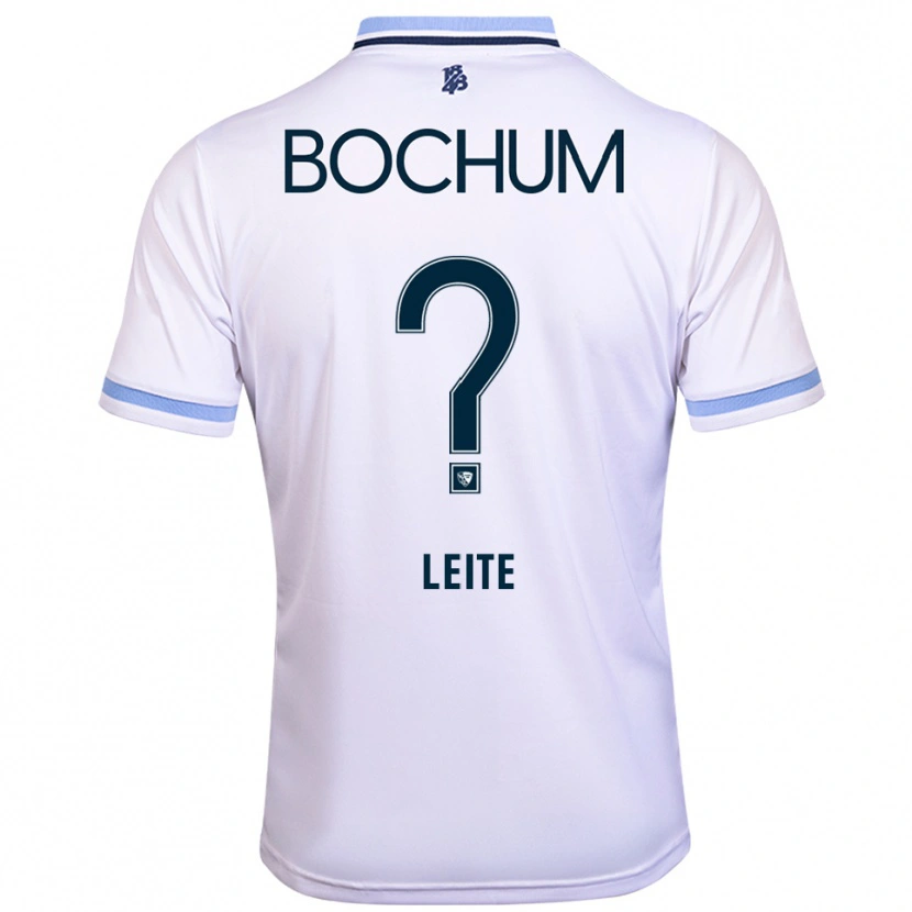Danxen Herren Ana Leite #0 Weiß Himmelblau Auswärtstrikot Trikot 2025/26 T-Shirt