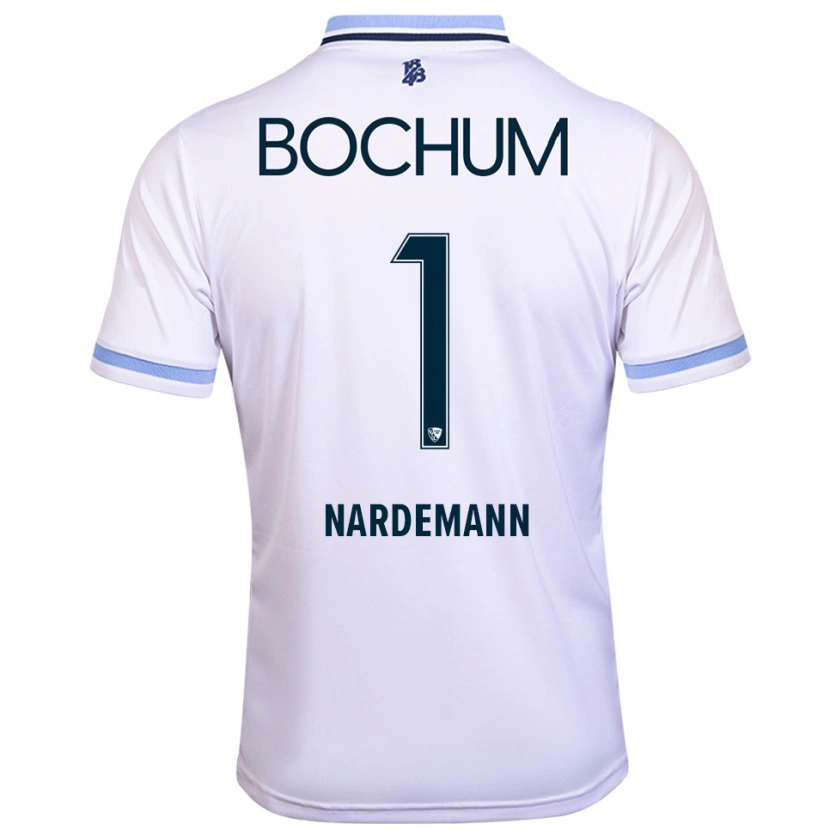 Danxen Herren Kari Närdemann #1 Weiß Himmelblau Auswärtstrikot Trikot 2025/26 T-Shirt