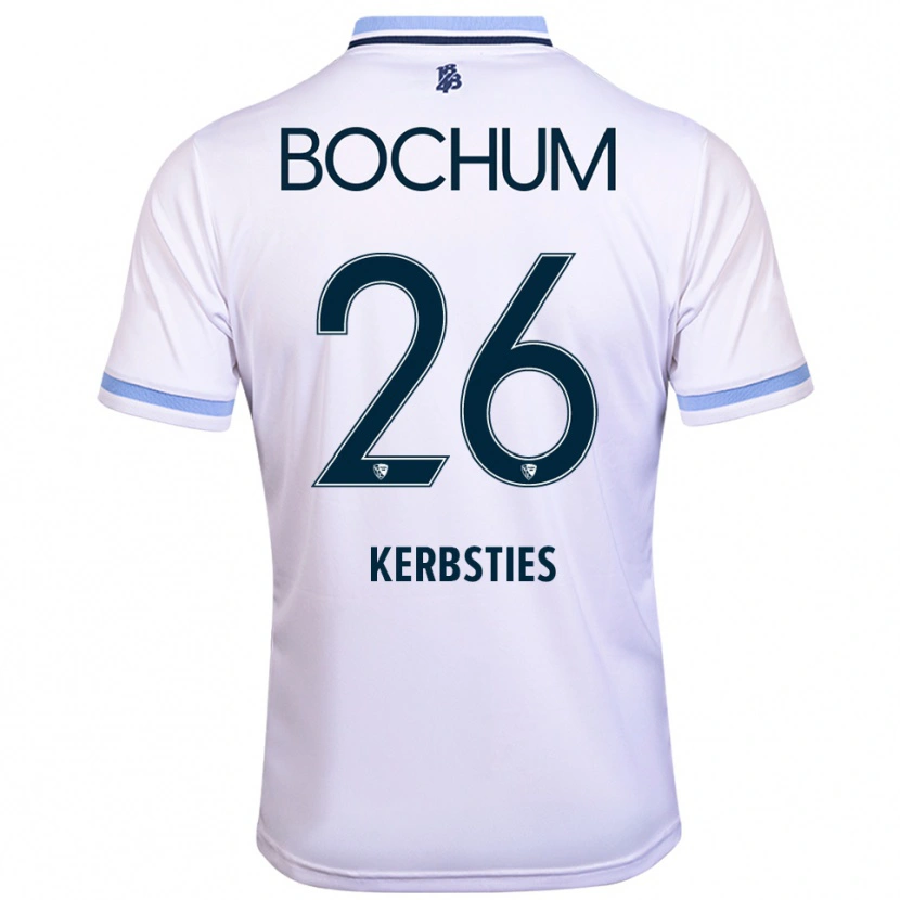 Danxen Herren Keanu Kerbsties #26 Weiß Himmelblau Auswärtstrikot Trikot 2025/26 T-Shirt