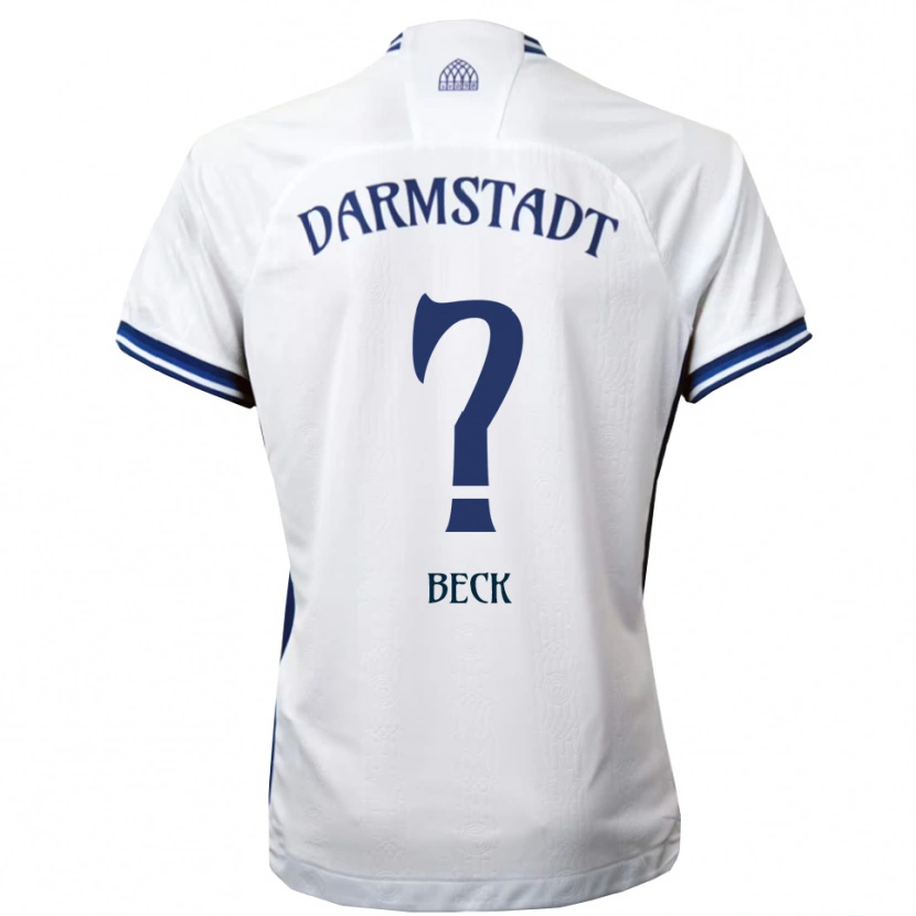 Danxen Herren Kerim Beck #0 Weiß Blau Auswärtstrikot Trikot 2025/26 T-Shirt