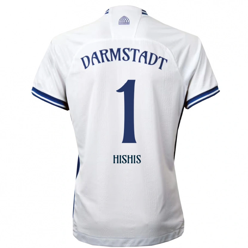 Danxen Herren Louvel Hishis #1 Weiß Blau Auswärtstrikot Trikot 2025/26 T-Shirt