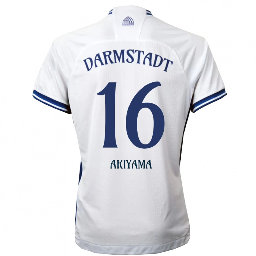 Danxen Herren Hiroki Akiyama #16 Weiß Blau Auswärtstrikot Trikot 2025/26 T-Shirt