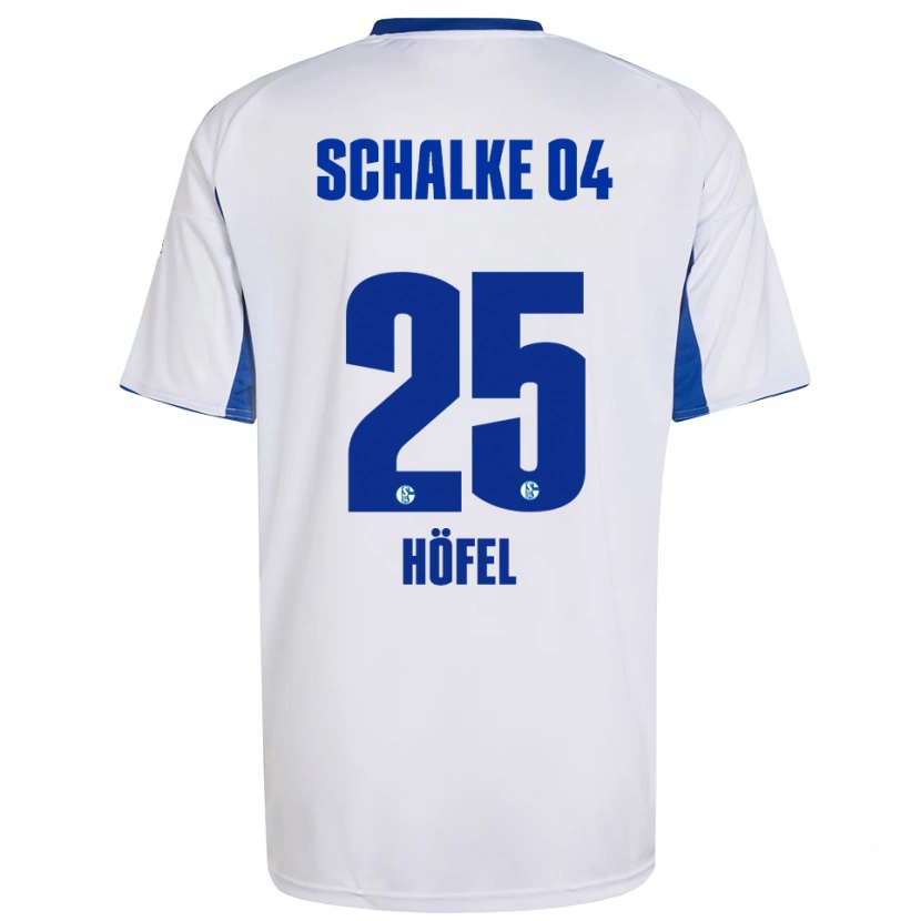 Danxen Herren Luca Höfel #25 Weiß Blau Auswärtstrikot Trikot 2025/26 T-Shirt