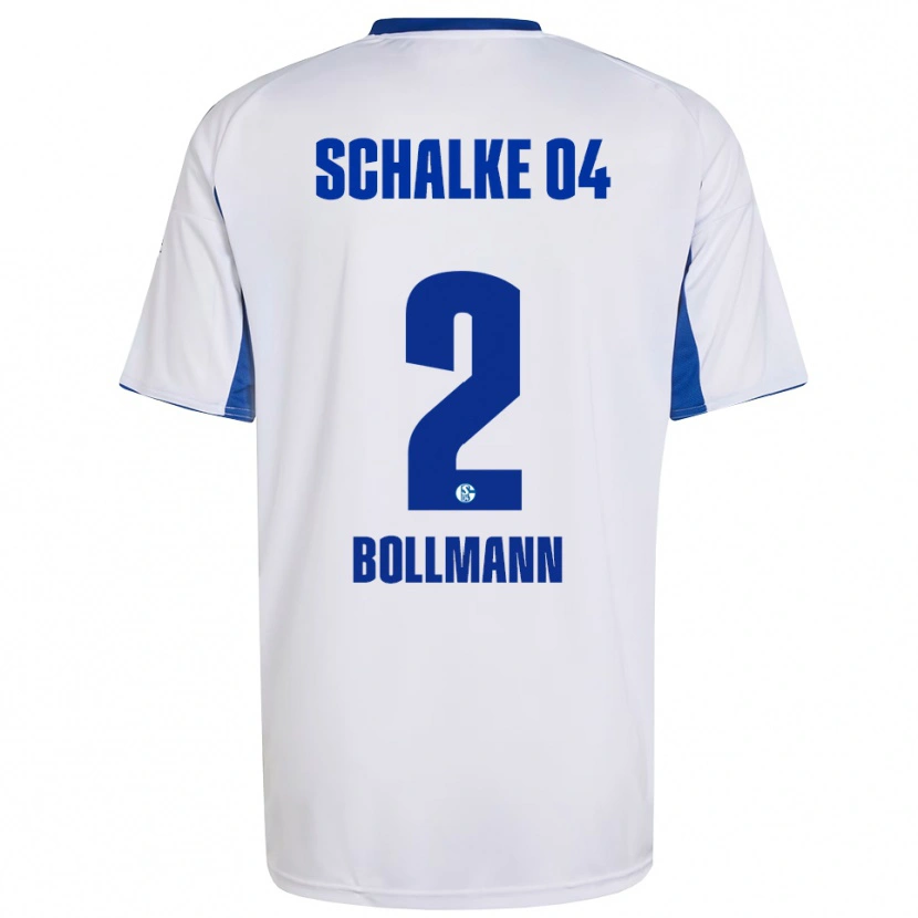 Danxen Herren Nathalie Bollmann #2 Weiß Blau Auswärtstrikot Trikot 2025/26 T-Shirt