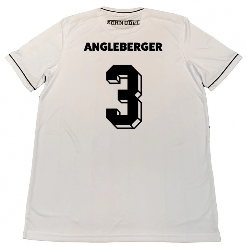 Danxen Herren Devin Angleberger #3 Weiß Schwarz Auswärtstrikot Trikot 2025/26 T-Shirt
