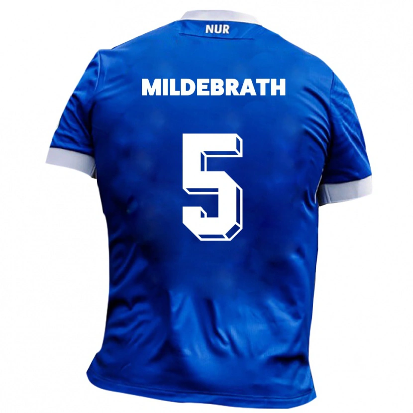 Danxen Herren Matti Mildebrath #5 Blau Weiß Auswärtstrikot Trikot 2025/26 T-Shirt