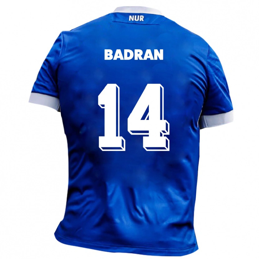 Danxen Herren Ahmad Badran #14 Blau Weiß Auswärtstrikot Trikot 2025/26 T-Shirt