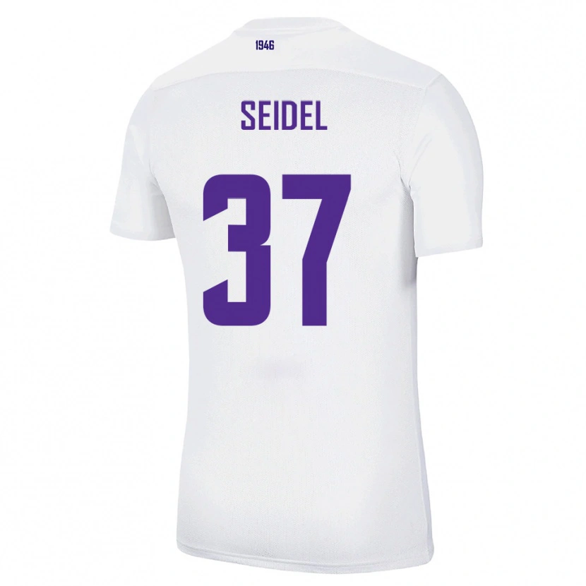 Danxen Herren Paul Seidel #37 Weiß Grün Auswärtstrikot Trikot 2025/26 T-Shirt