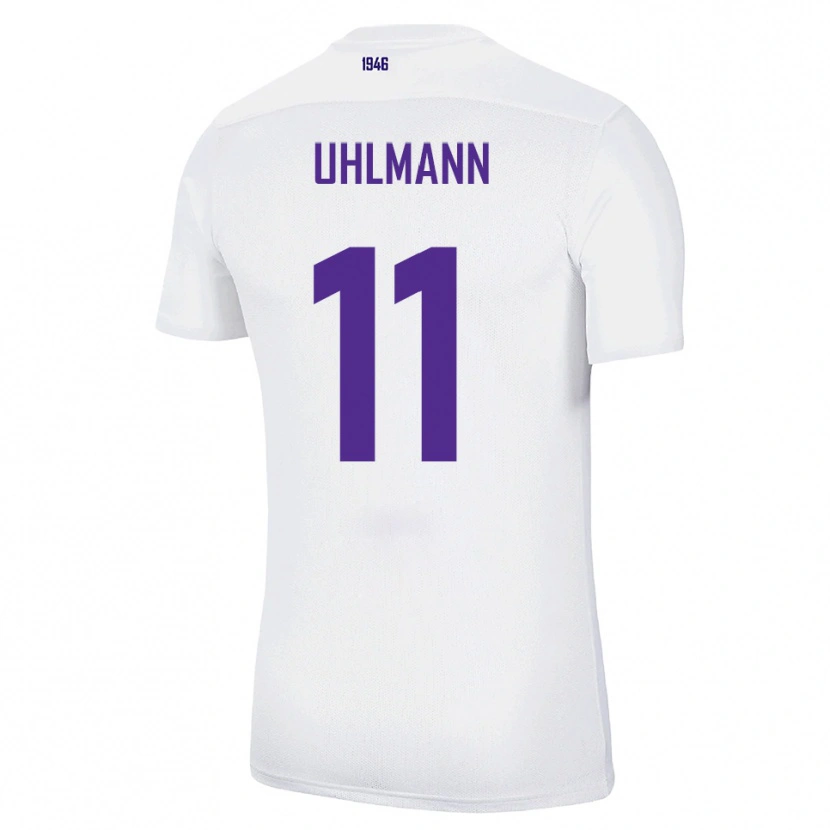 Danxen Herren Eric Uhlmann #11 Weiß Grün Auswärtstrikot Trikot 2025/26 T-Shirt