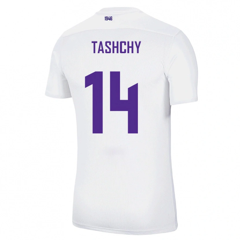 Danxen Herren Boris Tashchy #14 Weiß Grün Auswärtstrikot Trikot 2025/26 T-Shirt