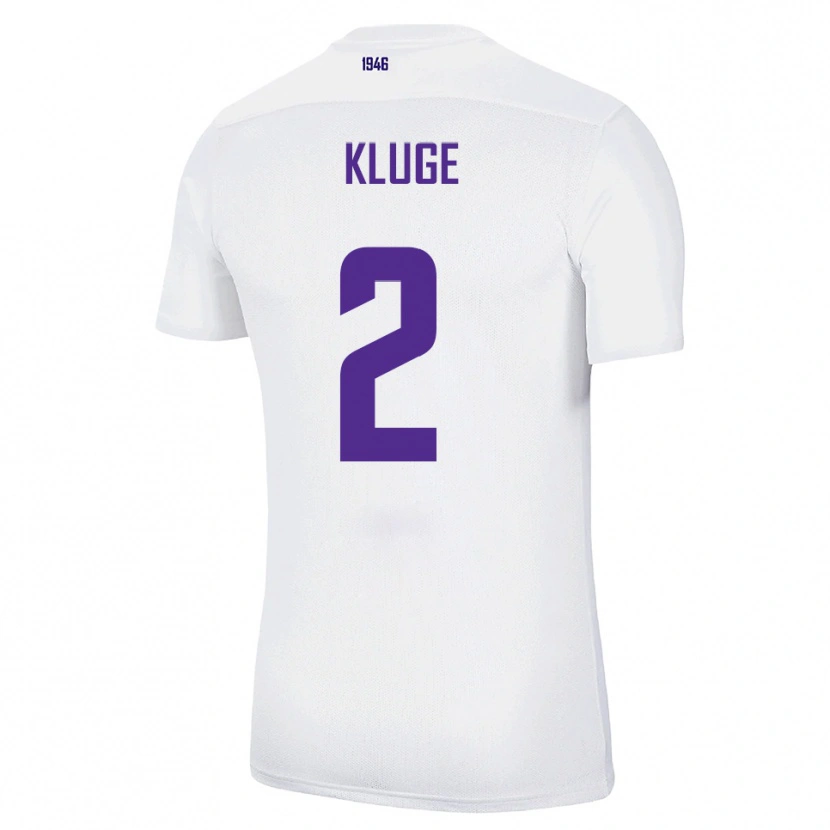 Danxen Herren Maximilian Kluge #2 Weiß Grün Auswärtstrikot Trikot 2025/26 T-Shirt