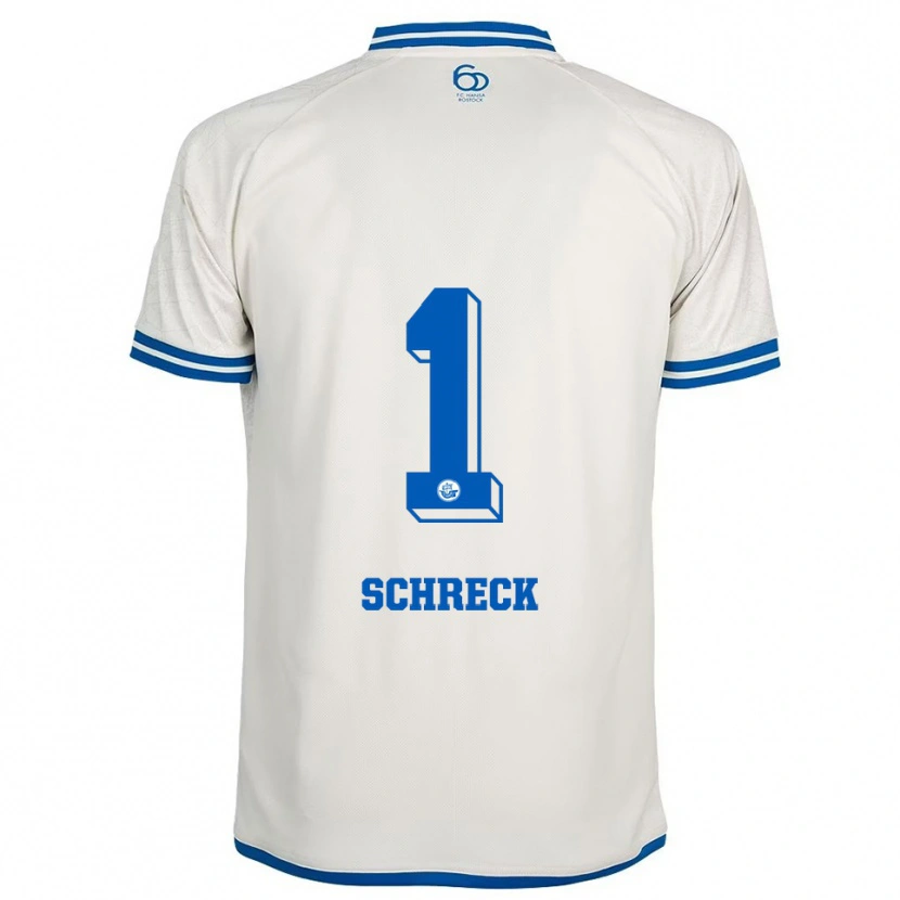 Danxen Herren Til Schreck #1 Weiß Blau Auswärtstrikot Trikot 2025/26 T-Shirt