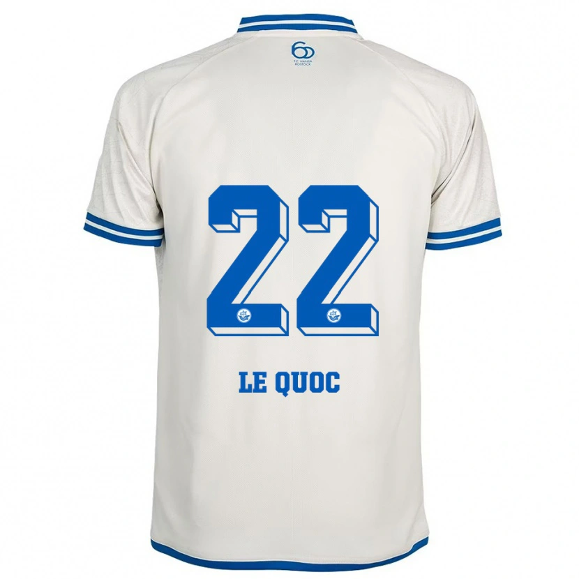 Danxen Herren Jenny Le Quoc #22 Weiß Blau Auswärtstrikot Trikot 2025/26 T-Shirt