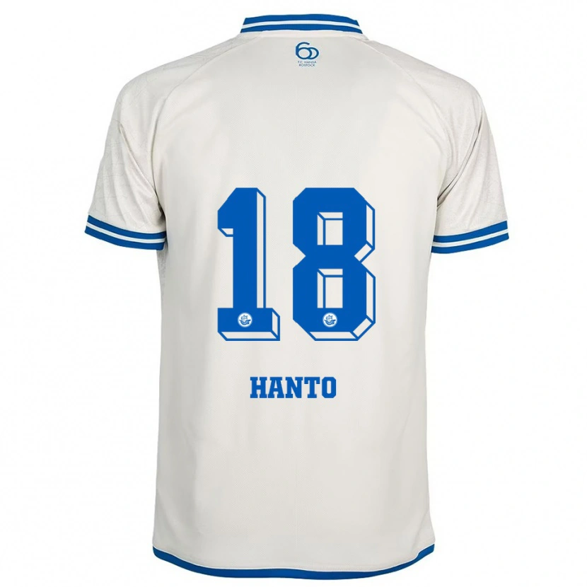 Danxen Herren Celine Hanto #18 Weiß Blau Auswärtstrikot Trikot 2025/26 T-Shirt