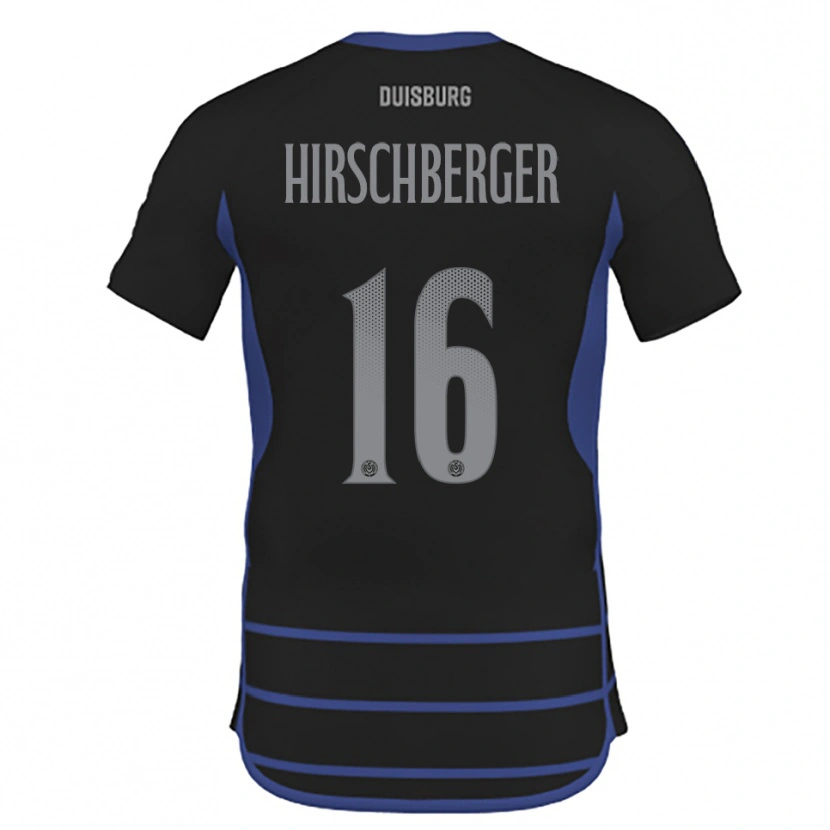 Danxen Herren Isabell Hirschberger #16 Schwarz Blau Auswärtstrikot Trikot 2025/26 T-Shirt