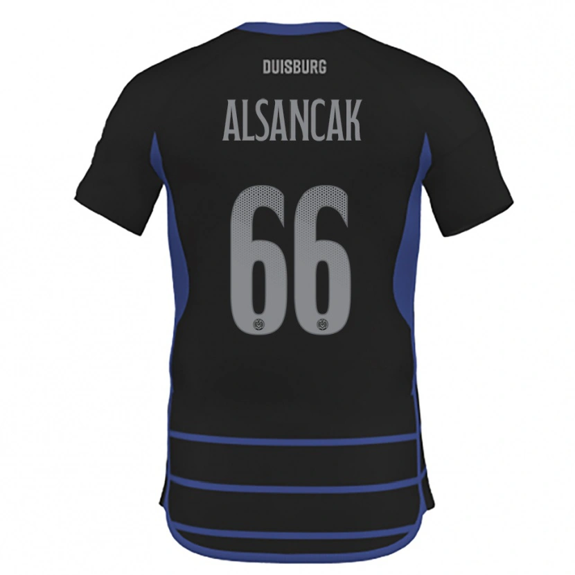 Danxen Herren Duygu Alsancak #66 Schwarz Blau Auswärtstrikot Trikot 2025/26 T-Shirt