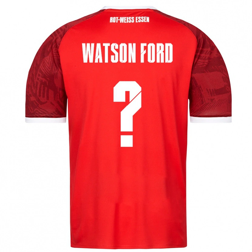 Danxen Herren Rawley Watson Ford #0 Rot Burgunder Weiß Auswärtstrikot Trikot 2025/26 T-Shirt