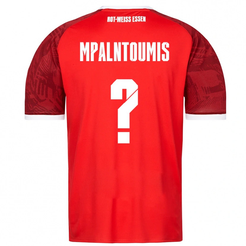 Danxen Herren Ilias Mpalntoumis #0 Rot Burgunder Weiß Auswärtstrikot Trikot 2025/26 T-Shirt