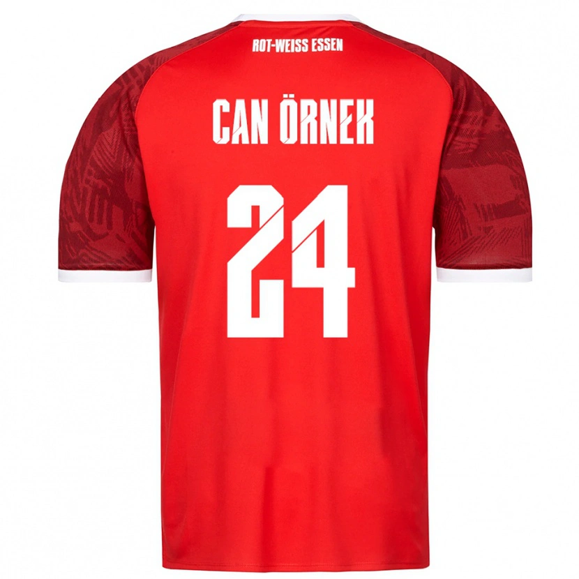 Danxen Herren Eray Can Örnek #24 Rot Burgunder Weiß Auswärtstrikot Trikot 2025/26 T-Shirt