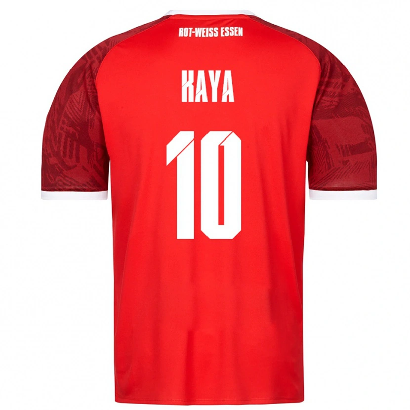 Danxen Herren Kamil Kaya #10 Rot Burgunder Weiß Auswärtstrikot Trikot 2025/26 T-Shirt