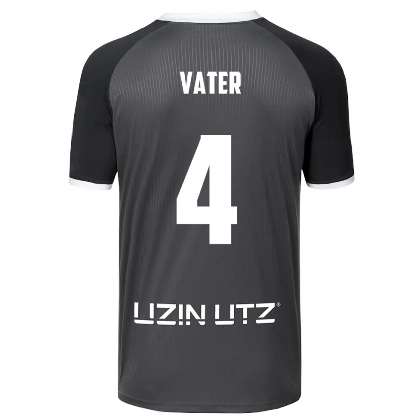 Danxen Herren Felix Vater #4 Grau Weiß Auswärtstrikot Trikot 2025/26 T-Shirt