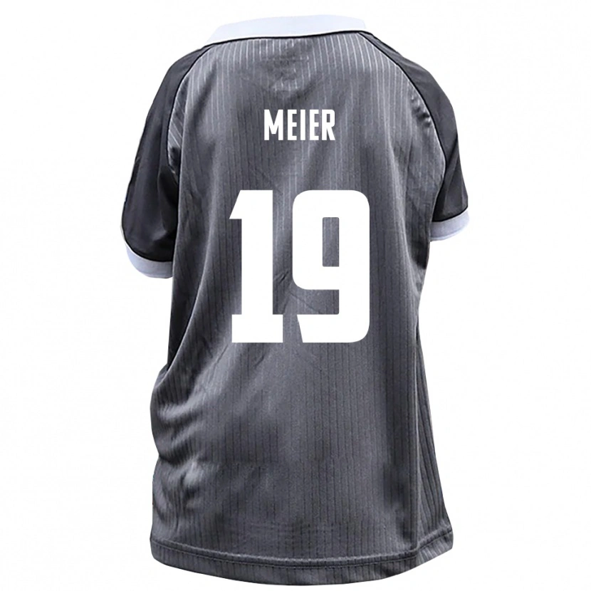 Danxen Herren Jonathan Meier #19 Grau Weiß Auswärtstrikot Trikot 2025/26 T-Shirt