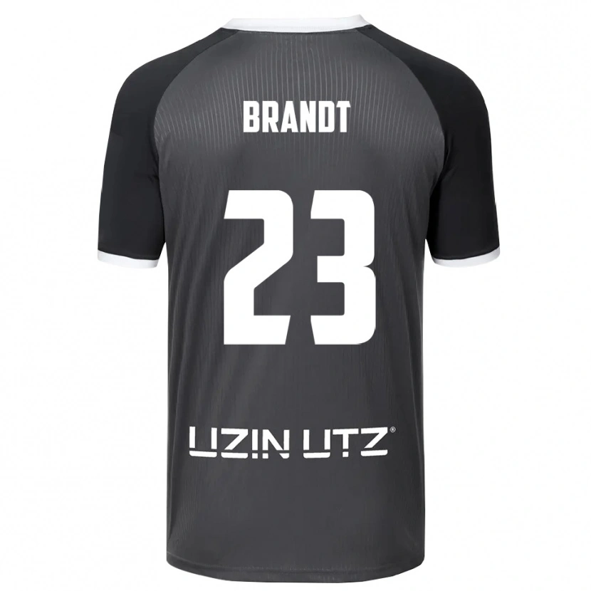 Danxen Herren Max Brandt #23 Grau Weiß Auswärtstrikot Trikot 2025/26 T-Shirt