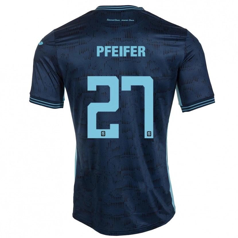 Danxen Herren Manuel Pfeifer #27 Königsblau Auswärtstrikot Trikot 2025/26 T-Shirt