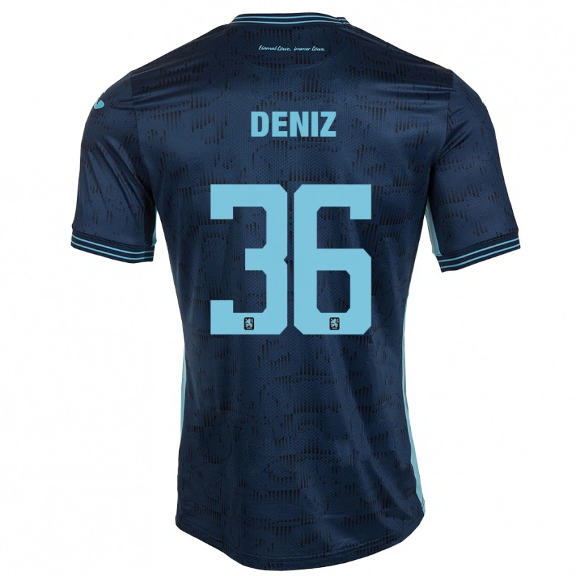 Danxen Herren Tunay Deniz #36 Königsblau Auswärtstrikot Trikot 2025/26 T-Shirt