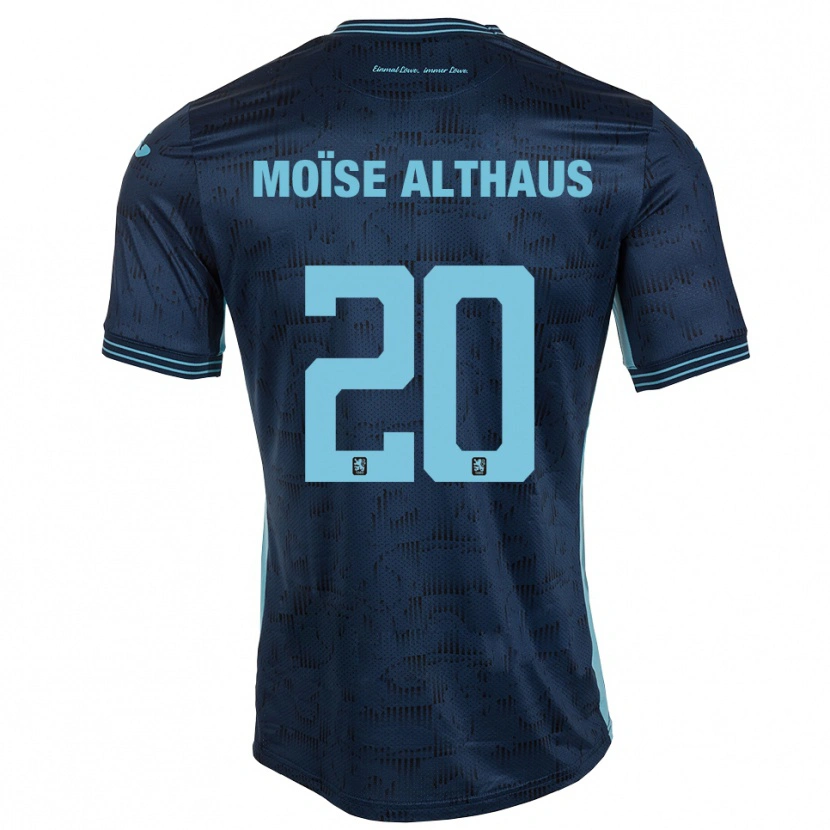 Danxen Herren Samuel Moïse Althaus #20 Königsblau Auswärtstrikot Trikot 2025/26 T-Shirt