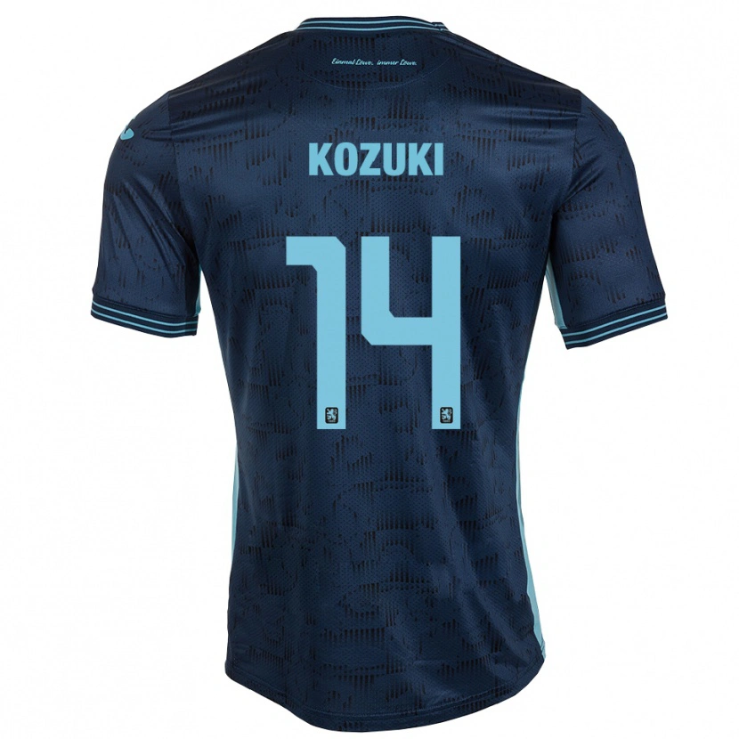 Danxen Herren Soichiro Kozuki #14 Königsblau Auswärtstrikot Trikot 2025/26 T-Shirt