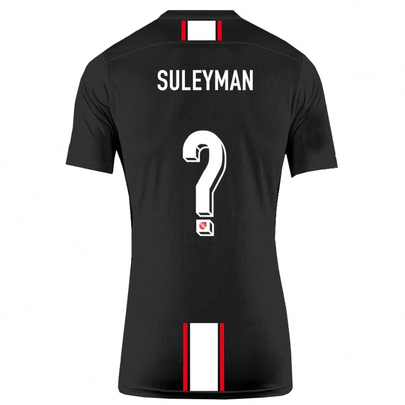 Danxen Herren Dildar-Diego Suleyman #0 Schwarz Weiß Auswärtstrikot Trikot 2025/26 T-Shirt