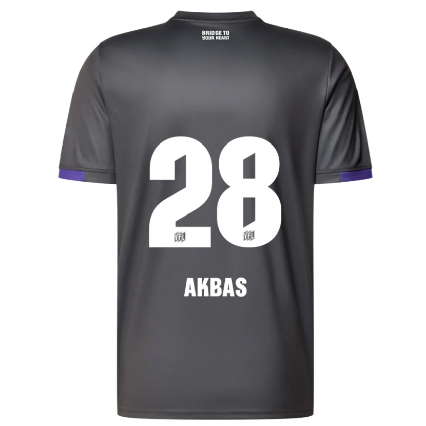 Danxen Herren Can Akbas #28 Grau Lila Auswärtstrikot Trikot 2025/26 T-Shirt