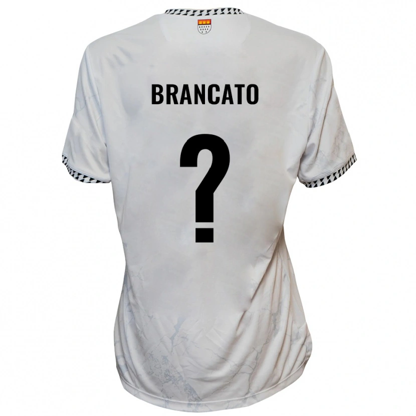 Danxen Herren Elisea Brancato #0 Weiß Schwarz Auswärtstrikot Trikot 2025/26 T-Shirt