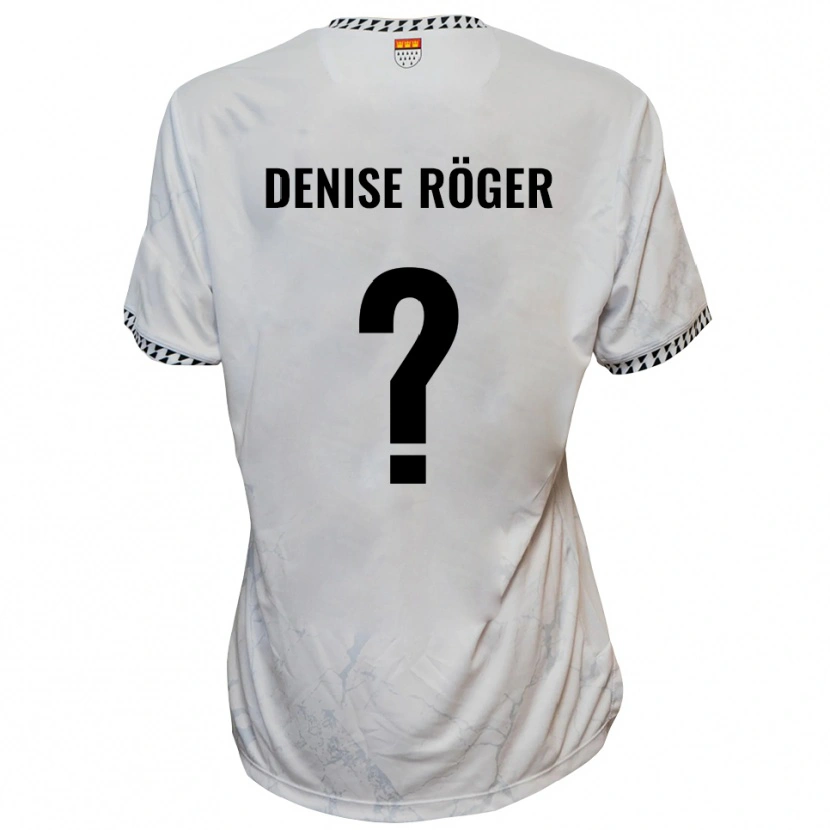 Danxen Herren Kim Denise Röger #0 Weiß Schwarz Auswärtstrikot Trikot 2025/26 T-Shirt