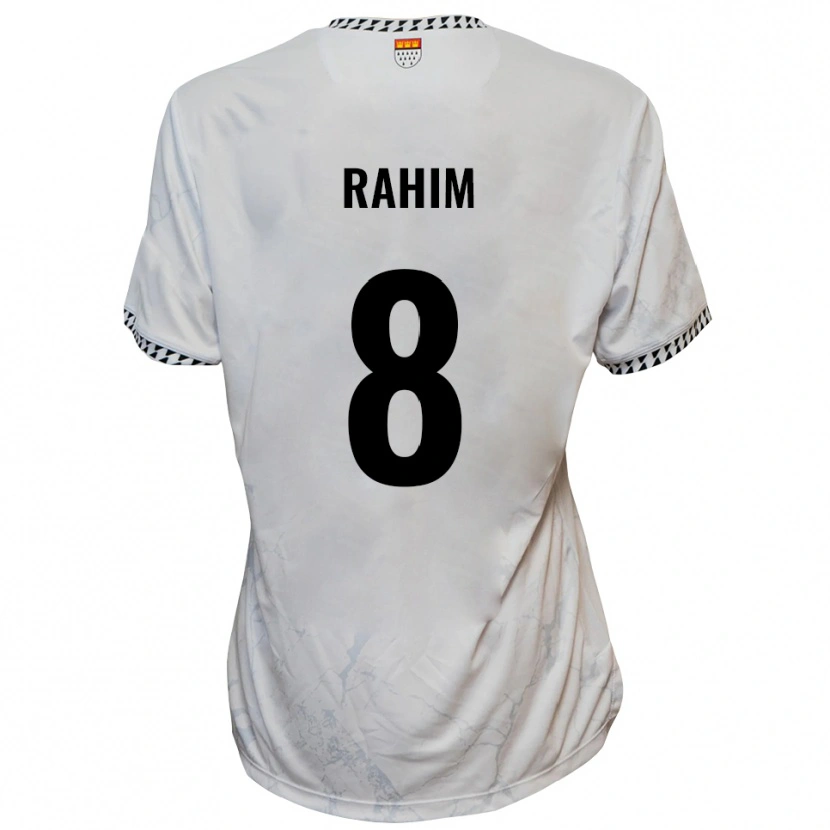 Danxen Herren Pawel Rahim #8 Weiß Schwarz Auswärtstrikot Trikot 2025/26 T-Shirt