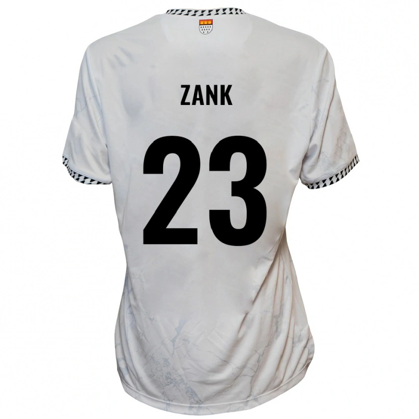 Danxen Herren Benjamin Zank #23 Weiß Schwarz Auswärtstrikot Trikot 2025/26 T-Shirt