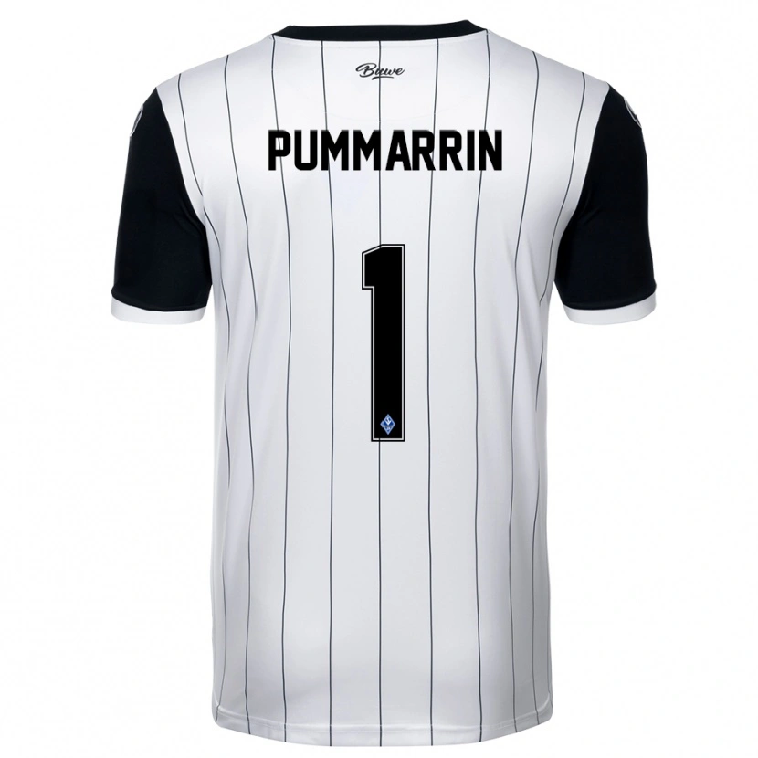 Danxen Herren Kritsana Pummarrin #1 Weiß Schwarz Auswärtstrikot Trikot 2025/26 T-Shirt