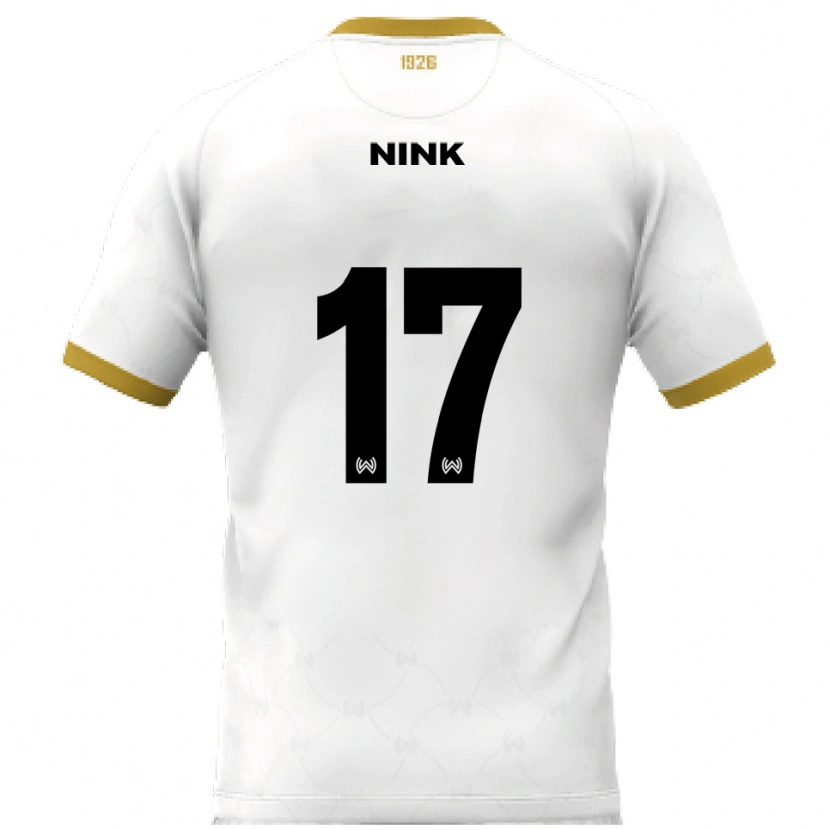 Danxen Herren Ben Nink #17 Weiß Gold Auswärtstrikot Trikot 2025/26 T-Shirt