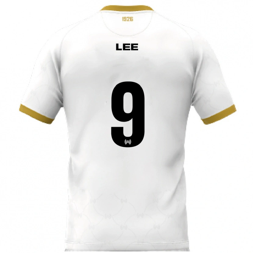 Danxen Herren Seong-Hyun Lee #9 Weiß Gold Auswärtstrikot Trikot 2025/26 T-Shirt